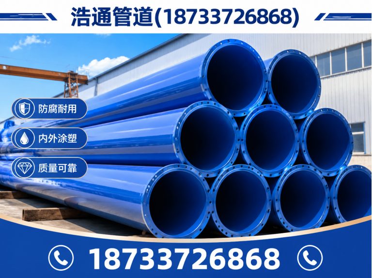 东光县衬塑钢管展示图
